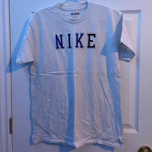 Nike embroidered shirt
